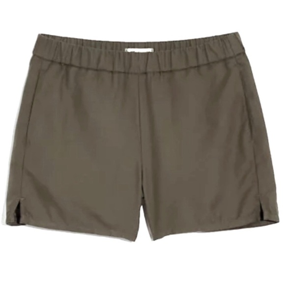 Madewell Pull On Shorts Foliage Green Size Extra Large - Picture 2 of 13
